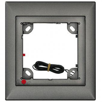 Cadre à 1 pli, gris foncé 