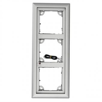 Cadre triple, argent 