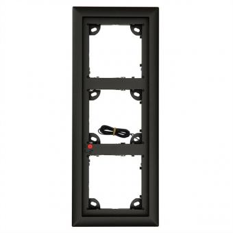 3-fach Rahmen, schwarz 