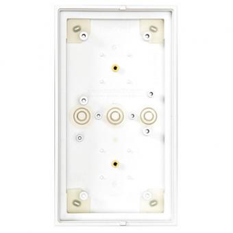 2-fach Aufputzgehäuse, silber 