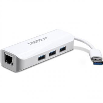 TU3-ETGH3, USB 3.0 Netzwerkadapter, inkl. USB Hub 