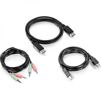 TK-CP06 Kit de câble KVM Audio, USB et DisplayPort, 1,8m 