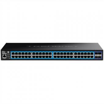 Commutateur TEG-3524S 52 ports, Gigabit Web Smart avec emplacements 10G SFP+ 