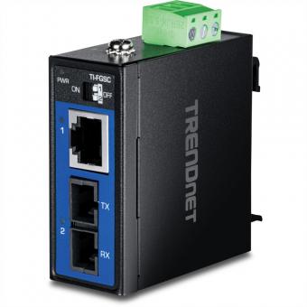 TI-FGSC Industrial Medienkonverter 1000BASE-LX Multi-Mode SC 1km 