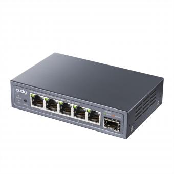 GS105ES1 5-Port Gigabit Switch Light Managed mit 1 SFP 