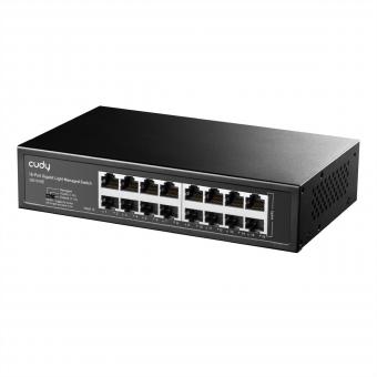 GS1016E 16-Port Gigabit Switch Light Managed 