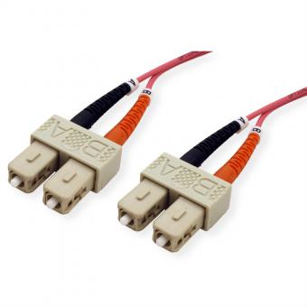 Quality LWL-Kabel dupl. 50/125µm OM4 SC/SC, 1m 