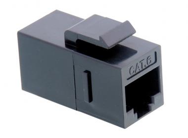 Coupleur RJ-45 keystone, non-blindé, Cat.6 (Classe E) 