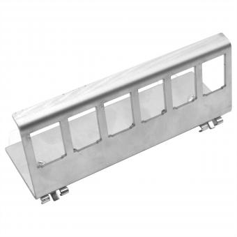 Adaptateur pour rail DIN non équipé, pour 6 Keystones 