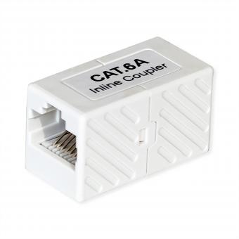 RJ-45 Kupplung ungeschirmt, Cat.6A (Class EA), weiß 