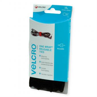 ONE-WRAP® Wiederverwendbare Klettstreifen, 12mm x 20cm 