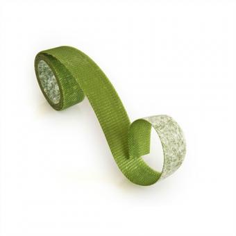 Attache végétale avec bande Velcro, 12mm, vert 