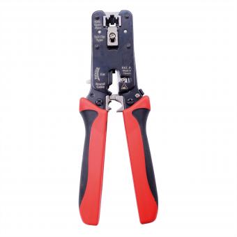 Outil de sertissage pour connecteurs modulaires « pass-through » 