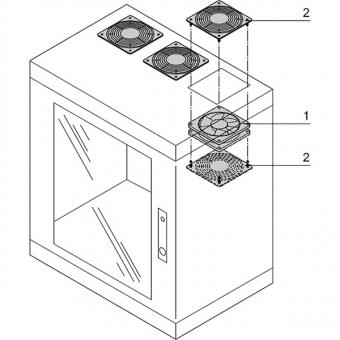 EPCASE Ventilateur 230V 