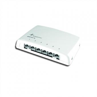 Mini distributeur blindé, blanc alpin, MPD8-HS K Cat.6A (profond selon ISO/IEC) 