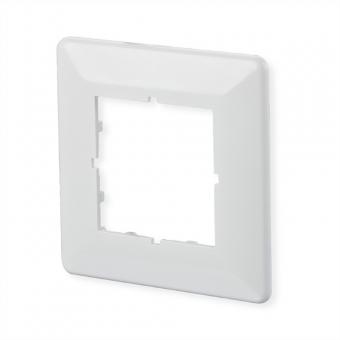 Abdeckplatte 80 x 80mm reinweiß, E-DAT C6 