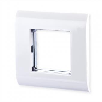 Cadre 80x80mm pour 45x45mm blanc 
