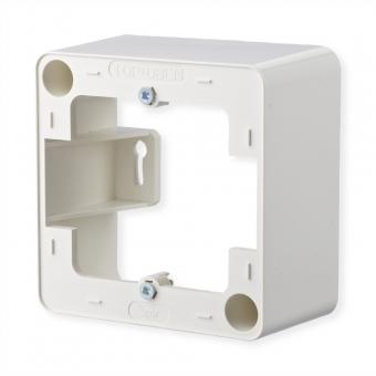Cadre pour montage en saillie 85 x 85 x 43mm, simple, blanc pur 