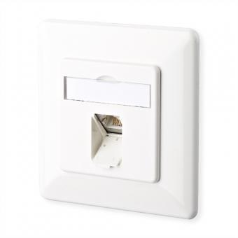 E-DAT C6 1 port UP blanc pur 