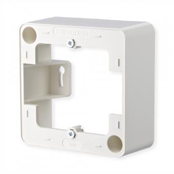 Cadre pour montage en saillie 85 x 85mm, simple, blanc pur 