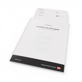 patchbox.one ID-Labels 432 bedruckbare Aufkleber 