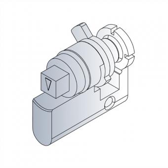 Cylindre de fermeture Novastar, insert de serrure carré 