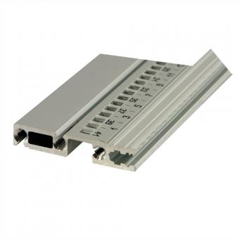 Rail horizontal, arrière, type R-VT, robuste, 63 HP 