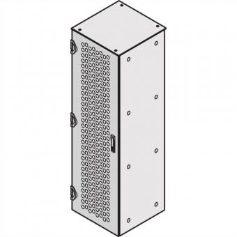Varistar Porte perforée, verrouillage 3 points, RAL 7021, 2200H 800W 