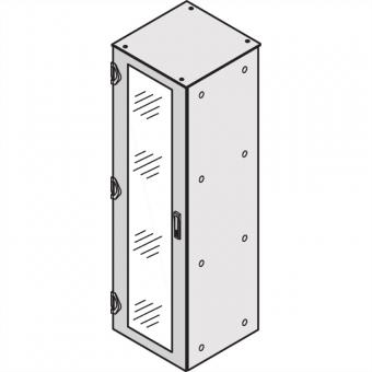 Varistar, porte vitrée, verrouillage en 3 points, IP 55, RAL 7035, 2000H 600W 