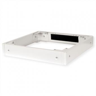Sockel für Netzwerkschrank, 600x600 BxT, grau 
