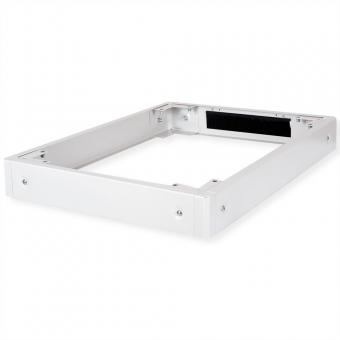 Sockel für Netzwerkschrank, 600x800 BxT, grau 