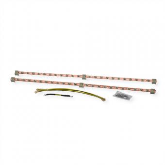 Rail d'équipotentialité, 820mm, câble de mise à la terre 