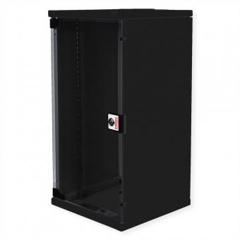 10-pouces Boîtier mural 12U, 312x300 LxP noir 