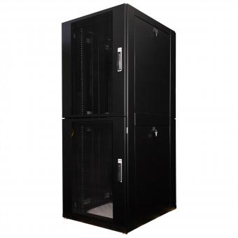 Colocation-Schrank 42HE 800x1000mm, 2-Fächer, schwarz 