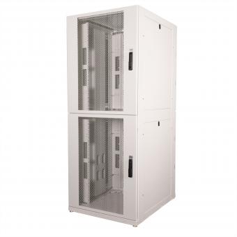 Colocation-Schrank 45HE 800x1000mm, 2-Fächer, grau 