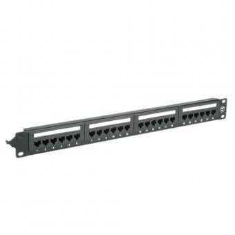 Kat. 6a, 19-Zoll Patchpanel, 24x UTP 