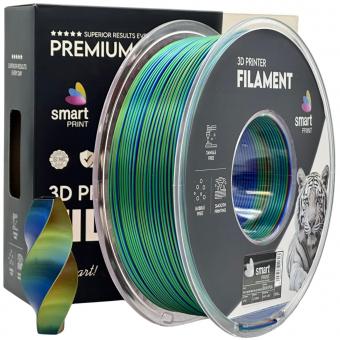 PLA Silk tricolore (rouge, bleu, vert), Smart Print, 186°C, 300°C, 354°C 