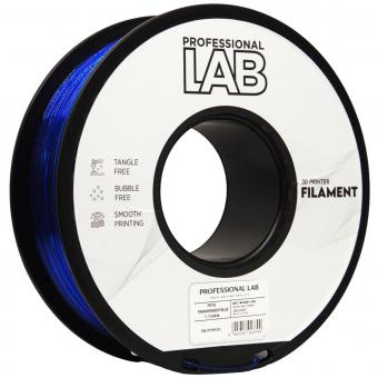 PETG bleu transparent, Prof. Lab, 300°C 