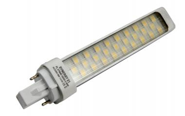 LED Retrofit Lampe, G24d-2, 27 LEDs, kaltweiß 