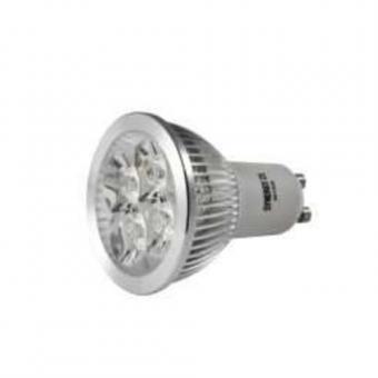 LED Retrofit GU10, 4x 1W amber/orange 