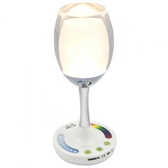 LED Weinglas, RGB-W, warmweiß 