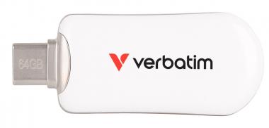 Clé USB Plectra USB-C blanche, 64 Go 