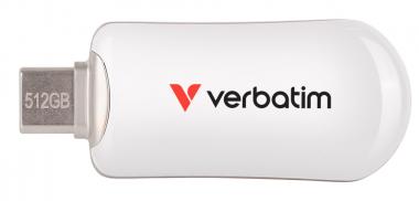 Clé USB Plectra USB-C blanche, 512 Go 