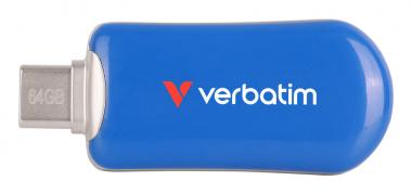 Clé USB Plectra USB-C bleue 64 Go 