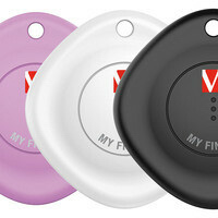 32132 Traceur/localisateur GPS universel noir, violet, blanc 