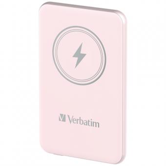 Charge n Go Magnetische kabellose Powerbank 5000 mAh, rosa 