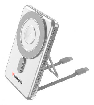 Charge n Go 2C Powerbank 5000 mAh Silber 