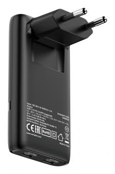 Chargeur GaN « Fold n Go » 65W, prise UE, noir 