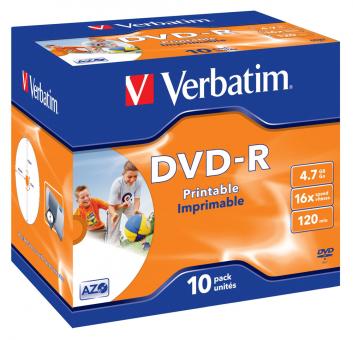 43521 DVD vierges DVD-R 4,7 Go, lot de 10 
