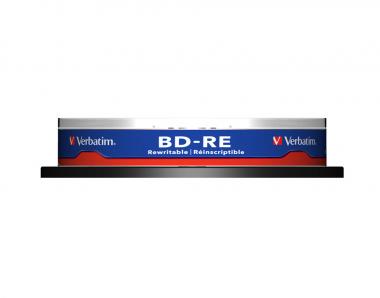 BD-RE SL 25GB 2x, 10er-Packung, Spindel, 10 Stück 